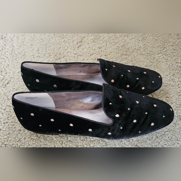Ann Taylor Blanche Polka Dot Loafers Flats Women sz 10M - Picture 1 of 8